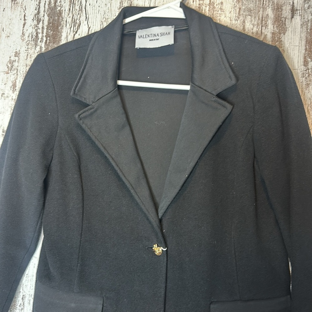 Valentina Shah Janet Blazer in black size 8 NWT - Picture 7 of 9